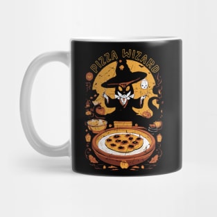 Pizza Wizard Magical Witch Mug